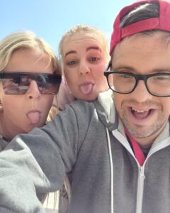 Selfie mit Peter, Stephi und Jamie