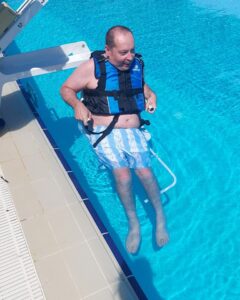 Fritz im Wasser